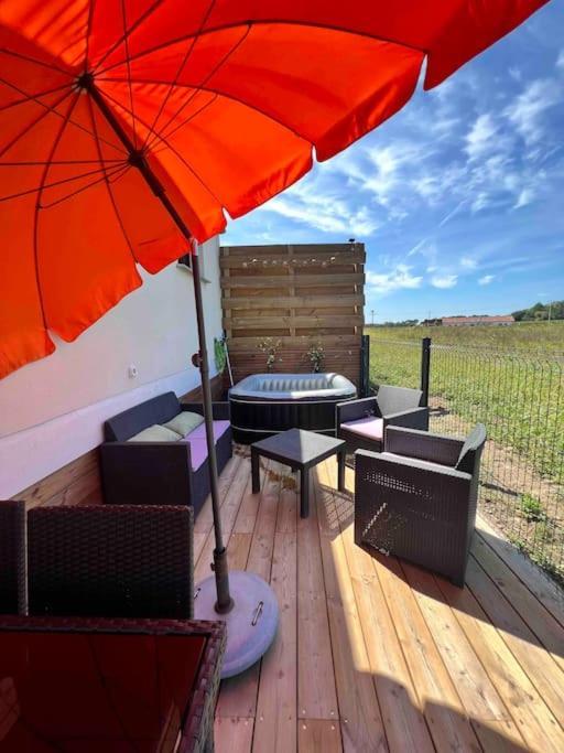 T2 Neuf, Terrasse Et Spa Prive Apartment Josse Exterior foto